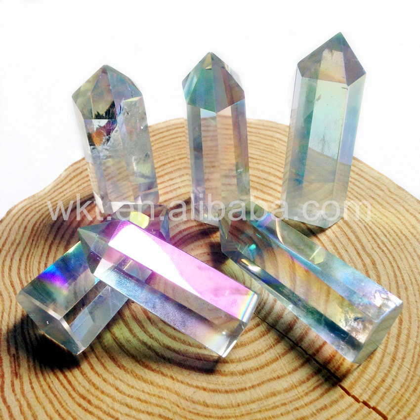 WT G163 10 шт. с опаловым кристаллом|angel aura|stone opalsaura crystal |