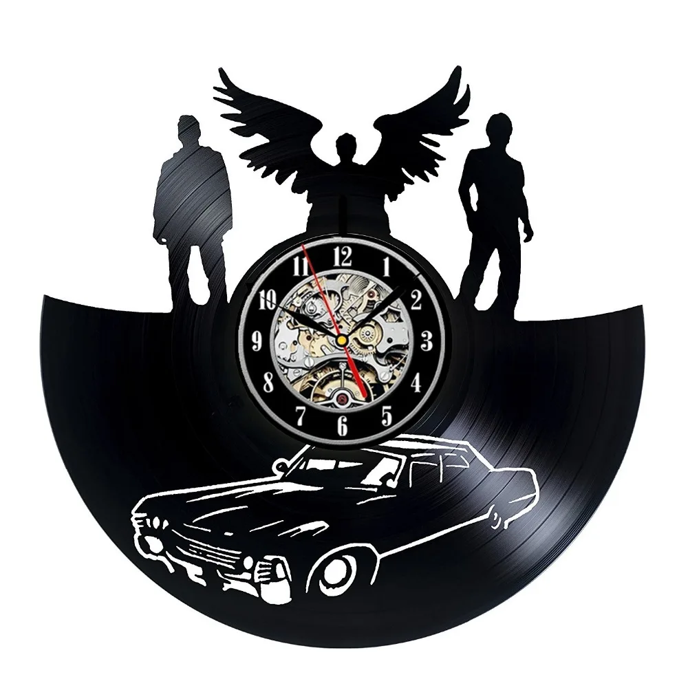 Сверхъестественный дизайн виниловые часы для записей домашний декор