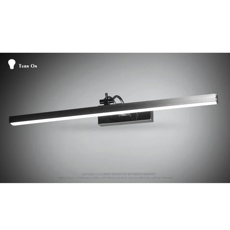 400 мм рок н зеркало для ванной комнаты светильник светодиодный спальня Рабочий