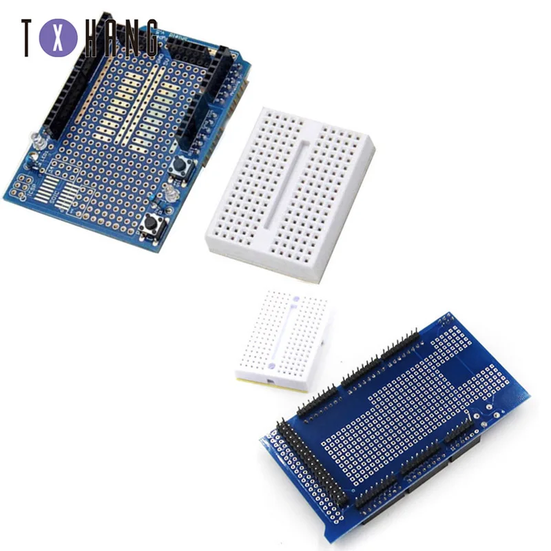 МЕГА 2560 R3 прото Прототип Щит V3.0 расширение макетная плата + мини PCB Макет 170 точки