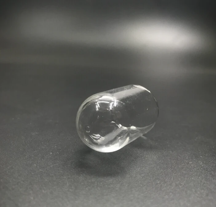 10 шт./лот 30x20 мм DIY Труба Форма колокольчика топ с одним отверстием стеклянные