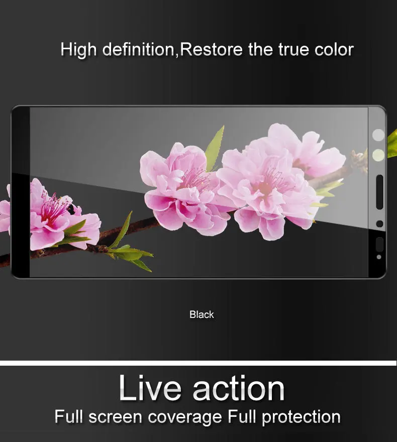 Закаленное 3d стекло для HTC U12 полноэкранная Взрывозащищенная защитная пленка