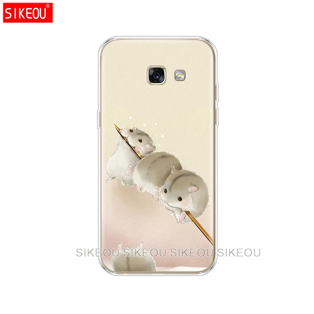 Силиконовый чехол для телефона Samsung Galaxy A8 2018 A3 A310 A5 A510 A7 2016 2017 кролик мышь