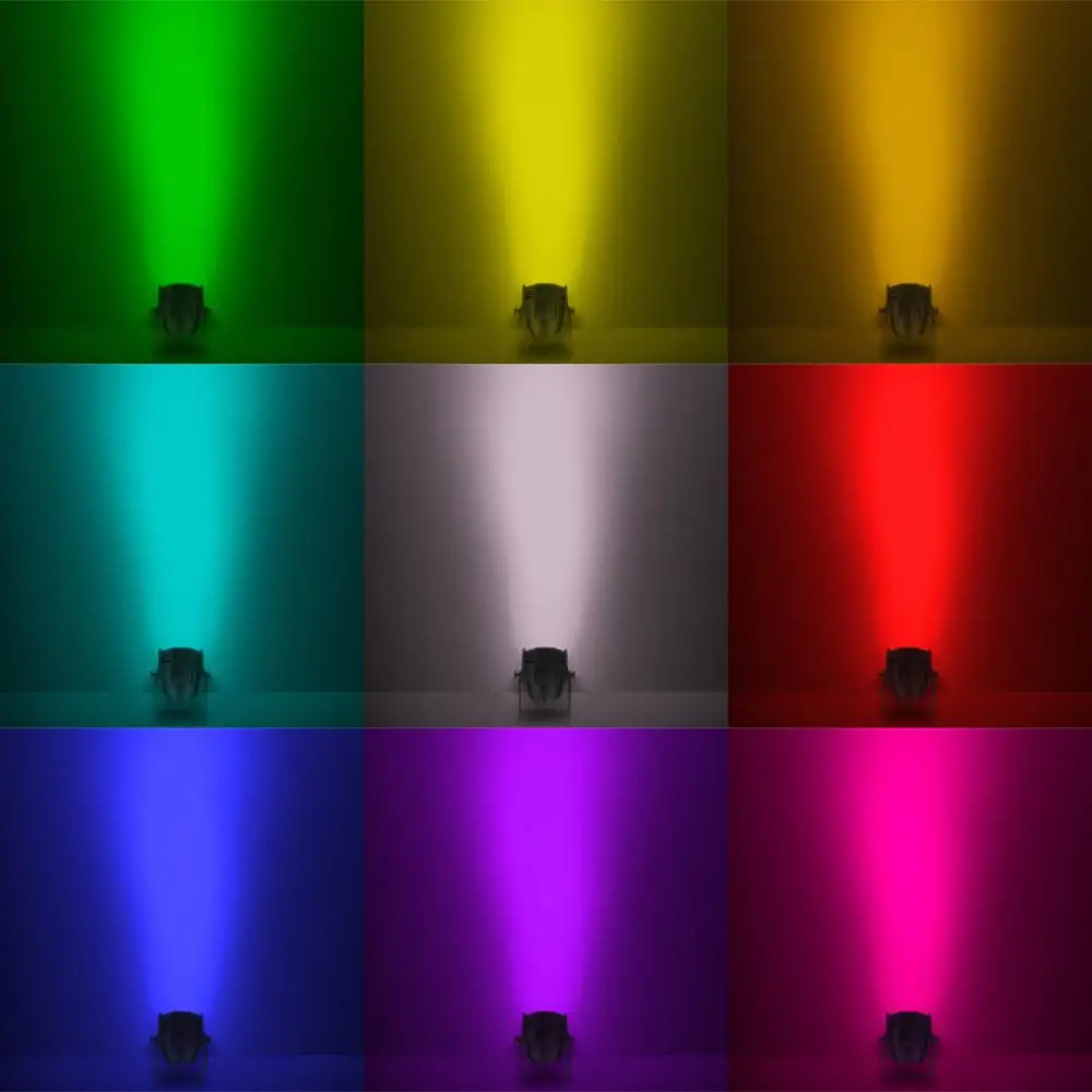 В наборе 18X15 Вт светодиодный Par DJ Светильник 5 в 1 RGBAW PAR64 DMX512 сценический светильник