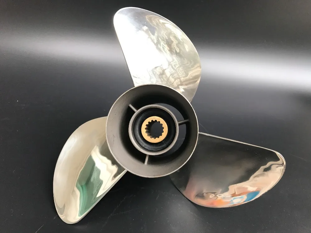 13 3/4x19 для 150 250 HP tohatsu лодочные моторы Пропеллер из нержавеющей стали с 15 зубьями