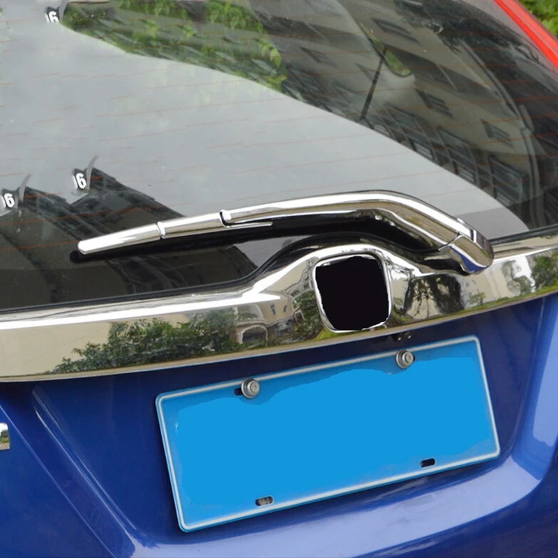 ABS хром для Honda FIT JAZZ 2014 2015 2016 2017 2018 Автомобильная Задняя щетка стеклоочистителя