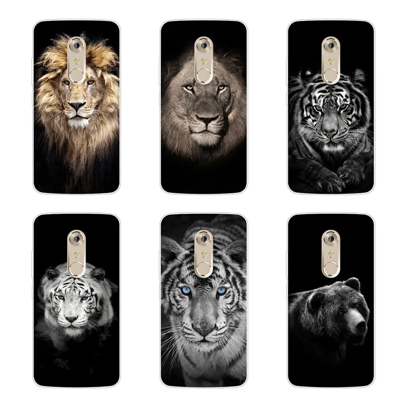 zte axon 7 mini Case Silicon tigon beast Painting Soft TPU Back Cover for Protect Phone cases shell |