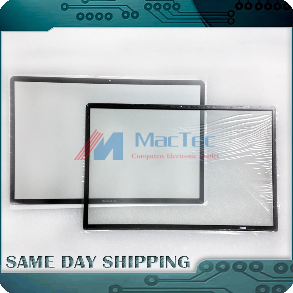 5 Шт. Оригинальный Б + ЖК-Дисплей Переднее Стекло Панель для Macbook Pro 17 &quotUnibody A1297 MB604