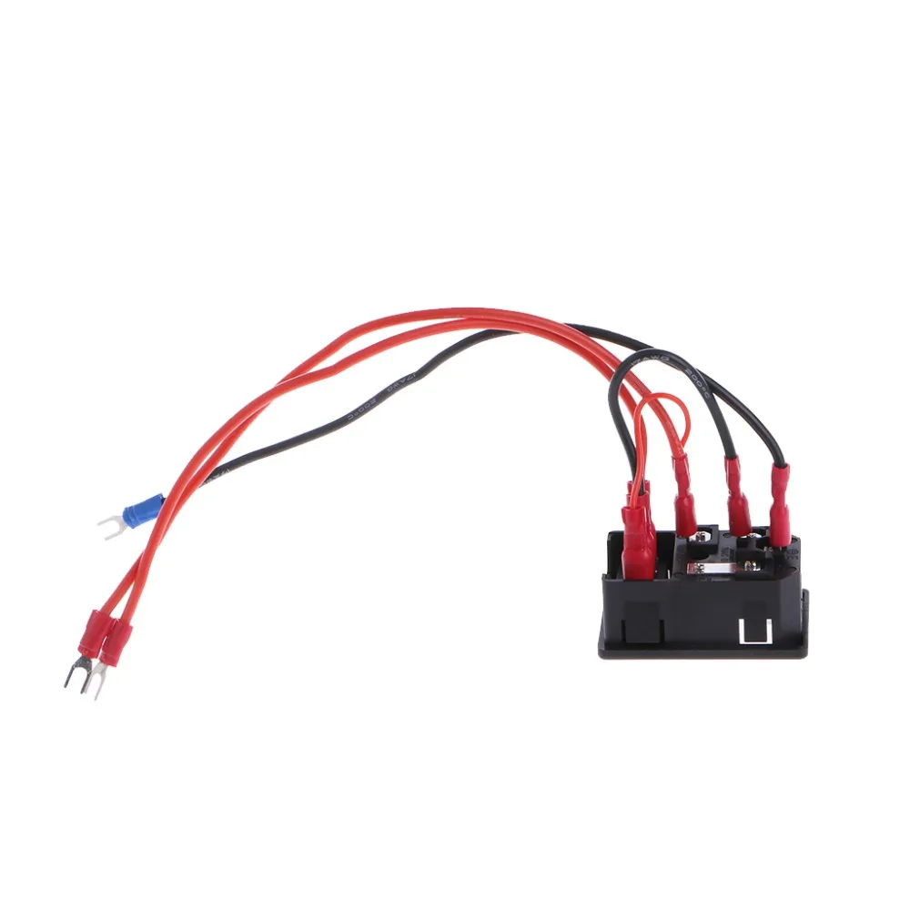New 220V/110V 15A Inlet Male Plug Power Supply Socket With Fuse Switch 3D Printer Parts | Компьютеры и офис