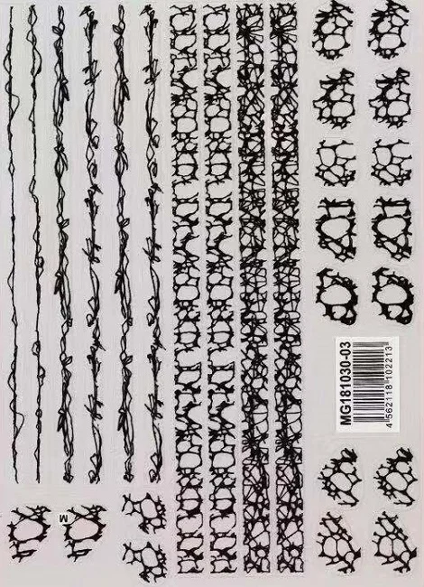 2019 Newest 3d nail art sticker MG190201-1-2-3 Decals Tool DIY Nail Decoration Tools | Stickers &amp