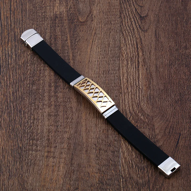 Network Model Pattern Stainless Steel Bracelets Lucky Wristbands Charm Brace Lace Women Men Christmas Gift | Украшения и