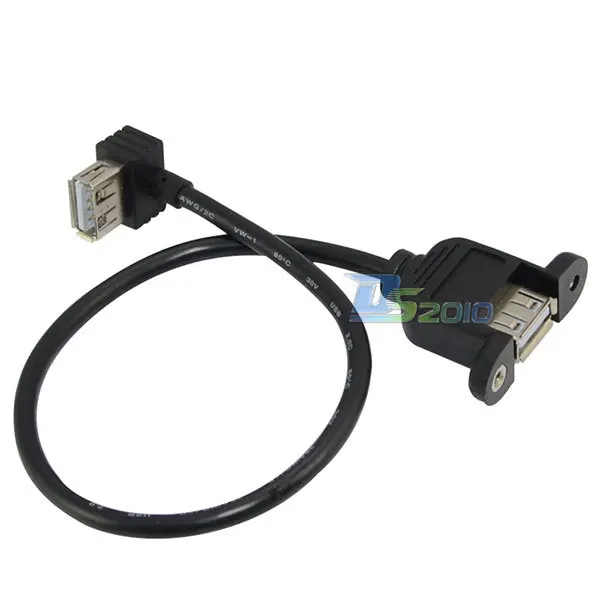 Высокое качество USB 2 0 гнездо панель крепление к гнезду 90 градусов вверх угол