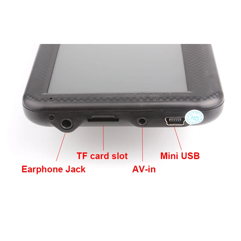 Зеркало заднего вида iaotuGo GPS 4 3 дюйма MTK навигатор wince 6 0 bluetooth AV in FM 4G бесплатные