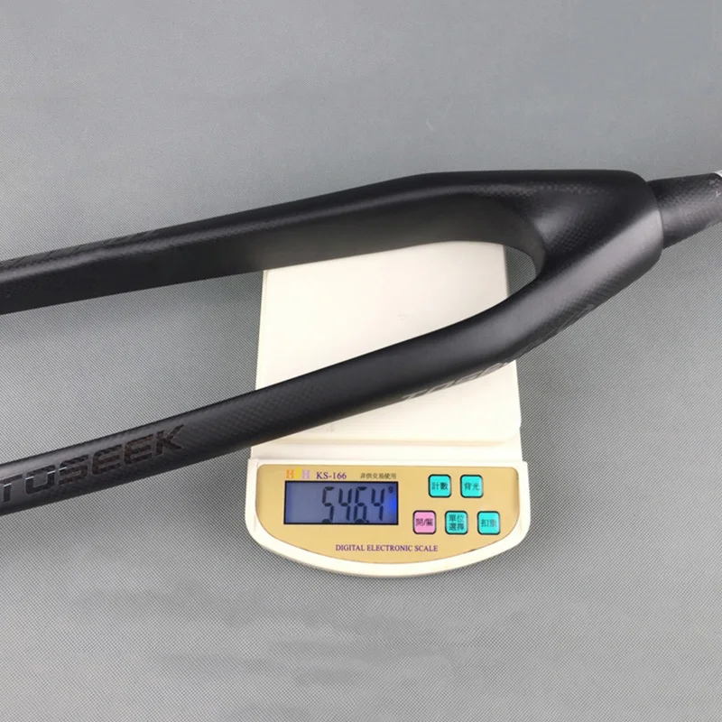 Новая жесткая вилка для горного велосипеда 3K полностью углеродное волокно MTB