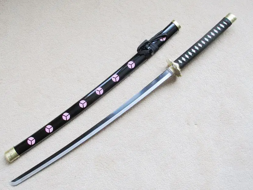 S2687 японский аниме ONE PIECE RORONOA ZORO SHUSUI GUN металлический меч 41 дюйм|metal sword|metal piecesmetal gun |