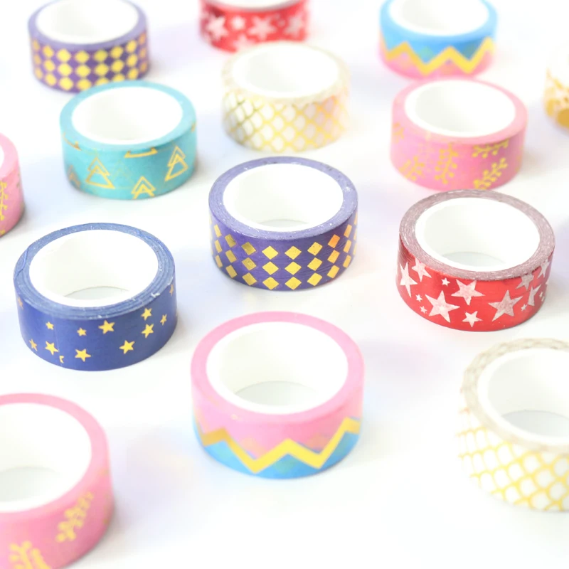 Новый кий Domikee японское украшение из золотой фольги Васи ленты в рулонах для