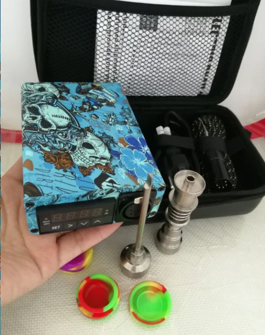 Новейший электрический комплект для ногтей E dab катушка нагревателя цветной ПИД