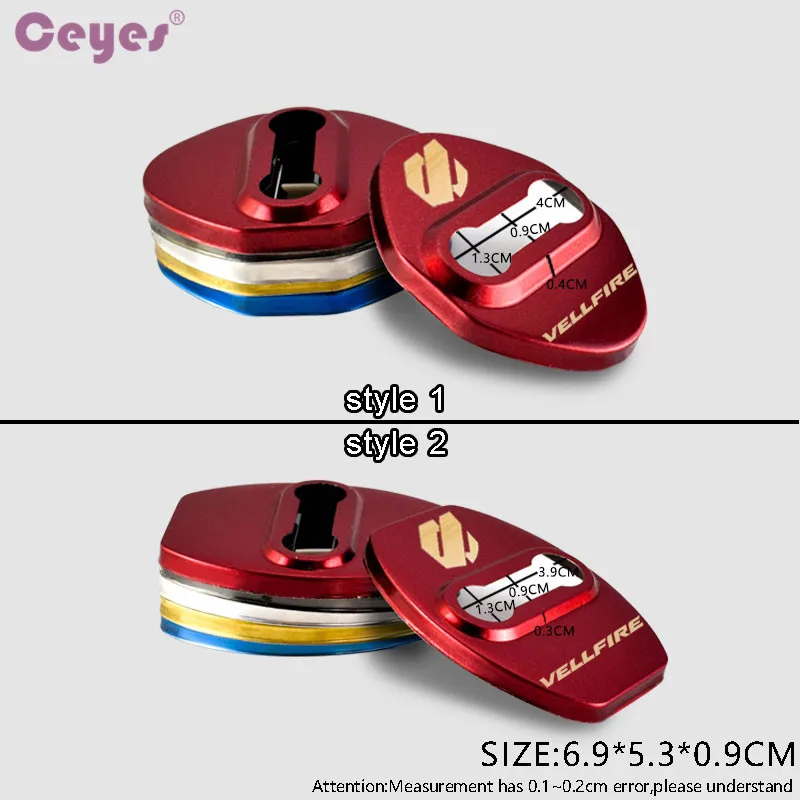 Ceyes Auto Door Lock Covers Car Styling Case For Toyota Vellfire Avensis Alphard Auris Yaris Car-Styling Badge Accessories | Автомобили и