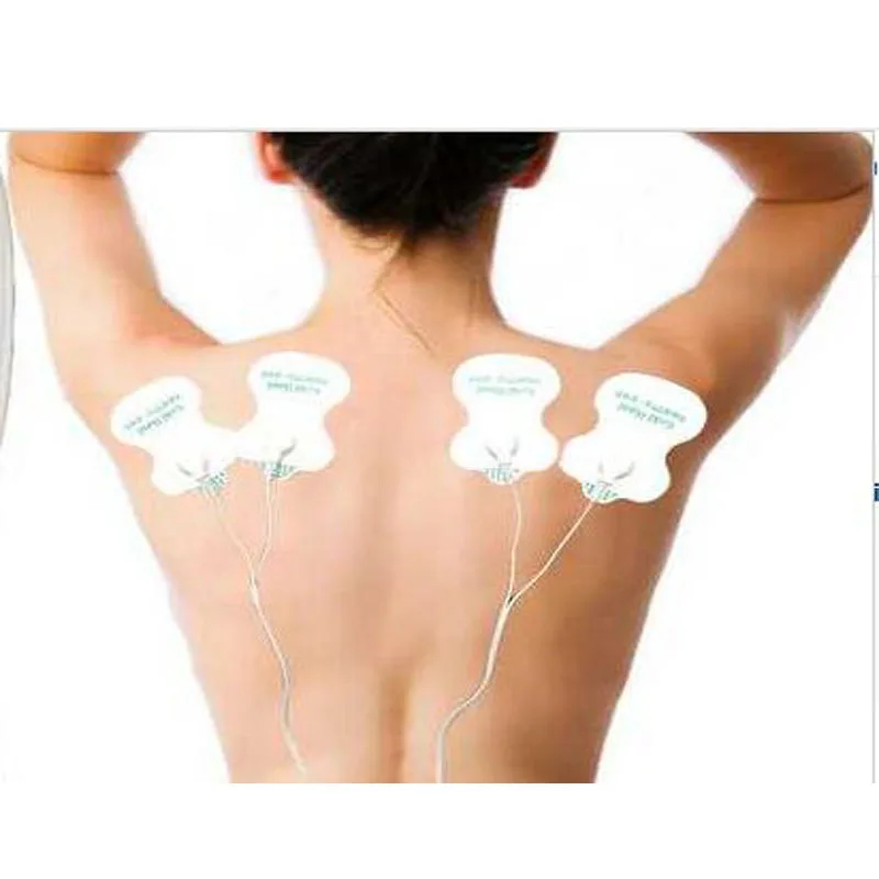 20 шт белые электродные подушечки для иглоукалывания цифровая терапевтическая