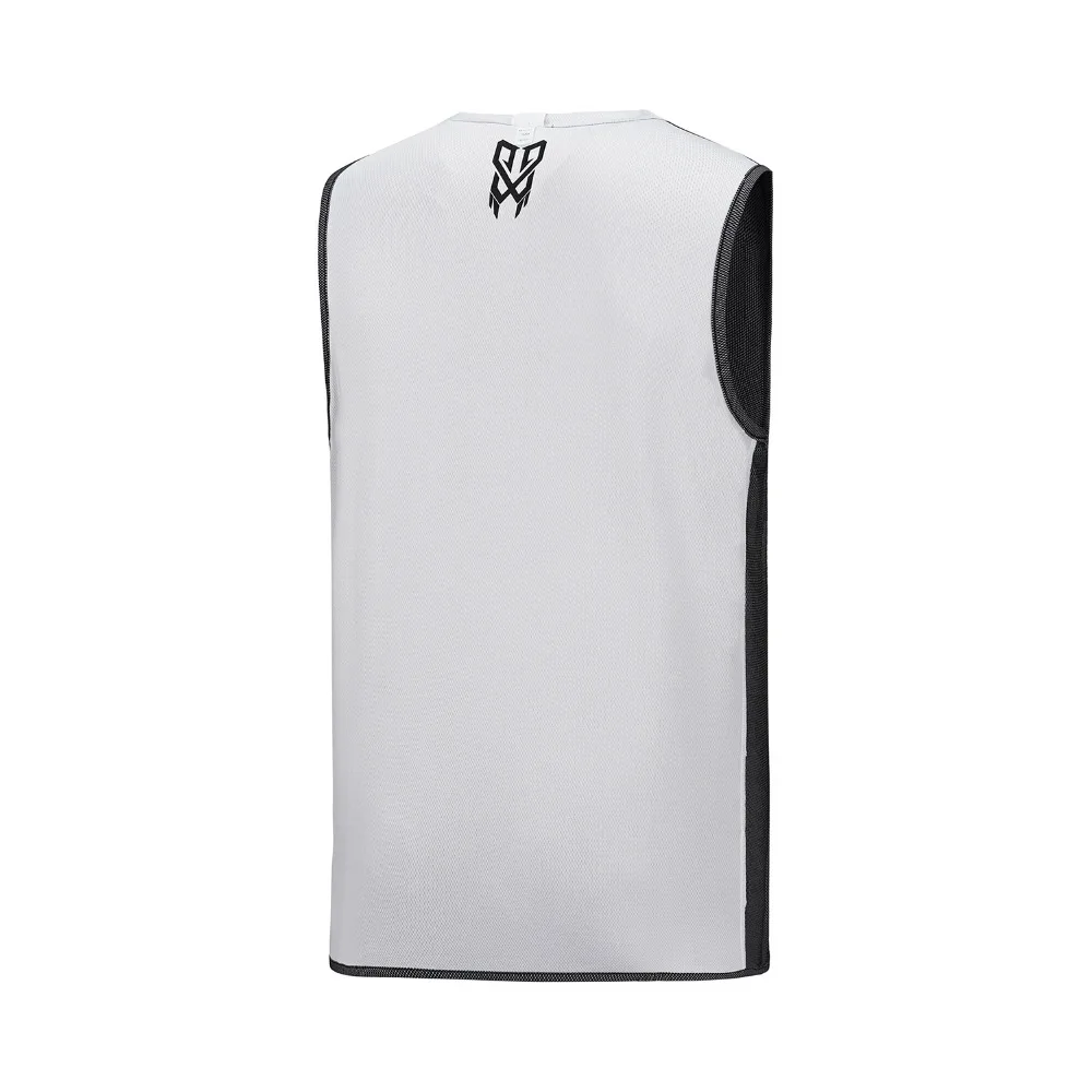 Мужская двусторонняя баскетбольная майка Li-Ning 100% полиэстер футболка без рукавов