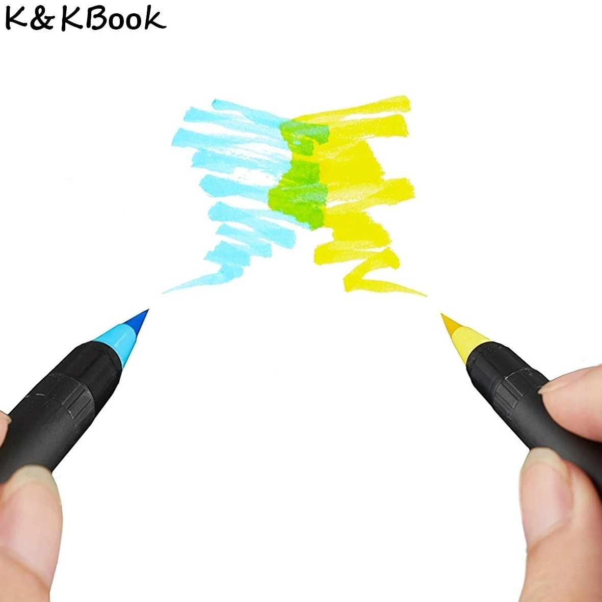 Ручка для каллиграфии K & KBOOK 20 цветов кисть ткани ручка акварельные