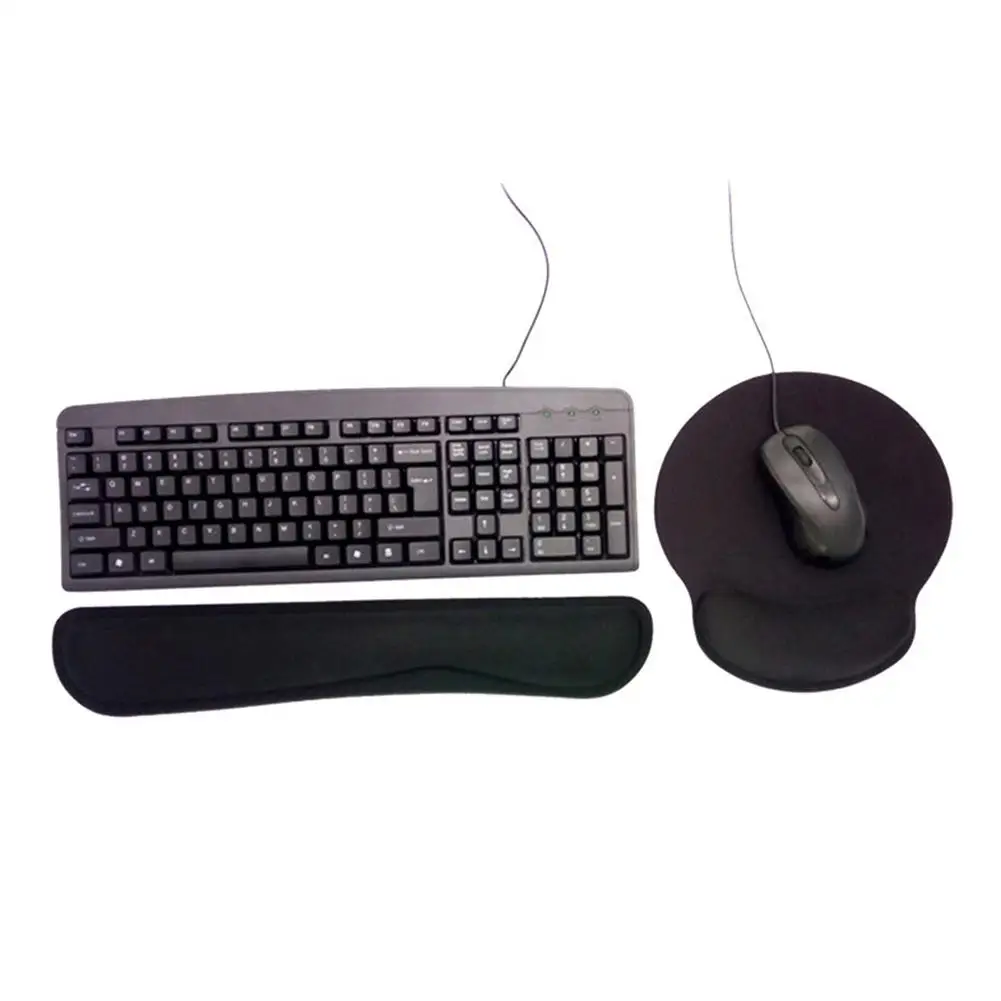 

Mechanical Keyboard Wrist Rest Pad Mouse Wrist Rest Pad Ergonomic Memory Foam Set Comfort Mouse Pad For Office Computer Laptop