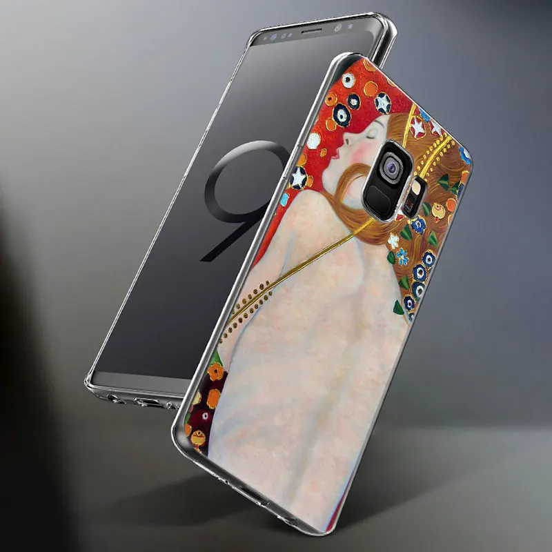 Популярный силиконовый чехол The Kiss от Gustav Klimt для Samsung Galaxy S10 S9 S8 Plus S7 Edge A6 A8 A7 A9 2018 A5