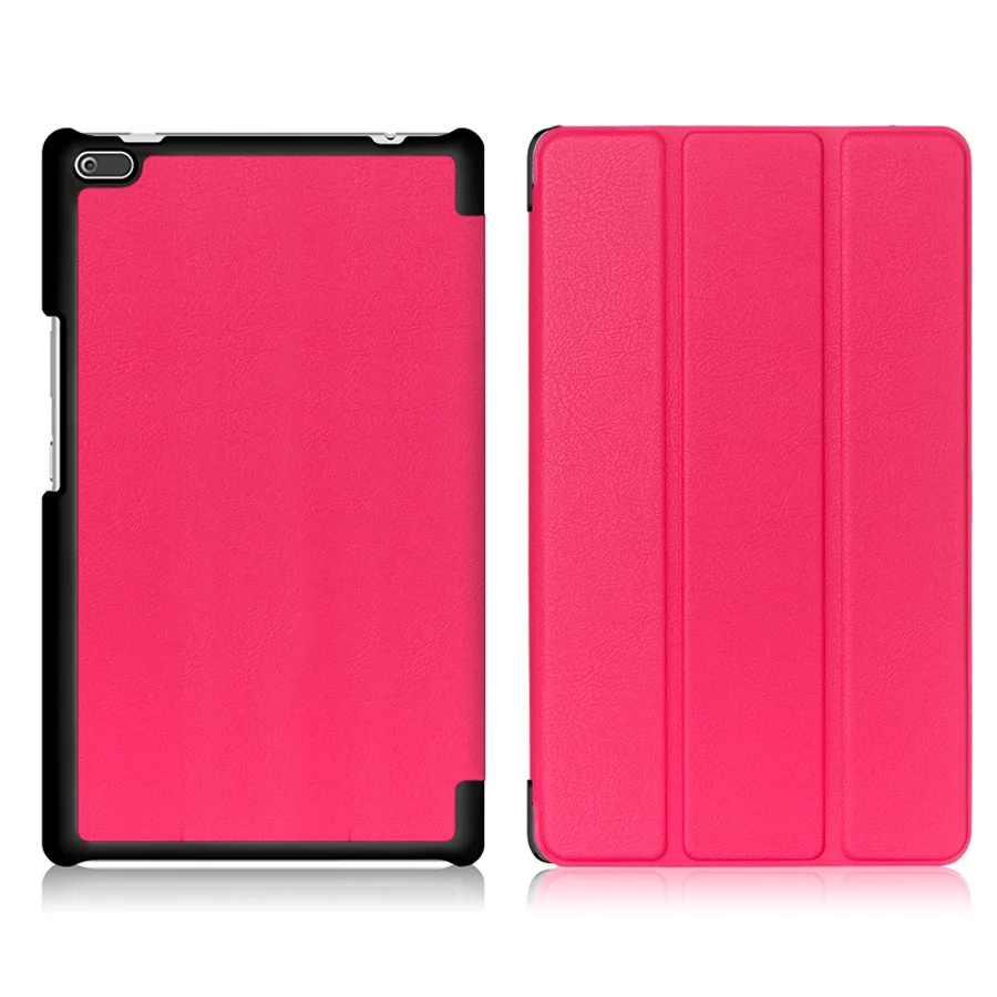 Из искусственной кожи чехол Чехол для lenovo Tab4 Tab 4, 8 TB-8504x TB-8504F TB-8504N TOUCHBeauty TB-850 4, 8 дюймов планшет Funda Чехол-книжка на магните чехол+ Защитная пленка на экран+ подставка для ручек