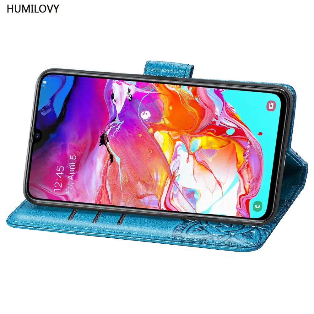 Чехол для Samsung A70 чехол samsung SM-A705FD откидной Магнитный кошелек Кожаные чехлы-книжки