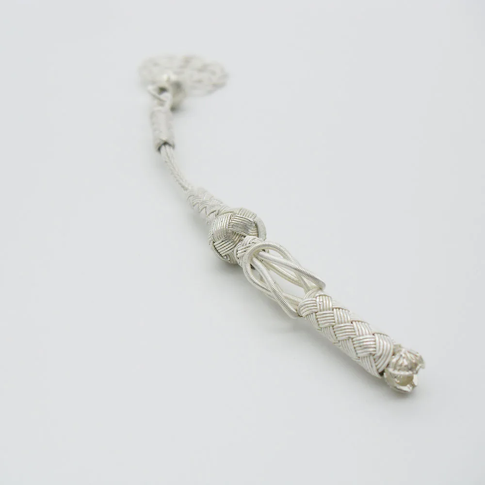 Tesbih ручная вязаная кисточка 1000 Серебряная мусульманская молитва/TTST-02 | Украшения