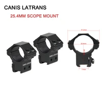 canis latrans tactical airsoft accessories 25 4mm scope rings 11 mm rail scope mount for hunting rifle scope gz24 0107b