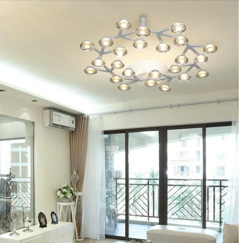 Современный светодиодный потолочный светильник в скандинавском стиле с