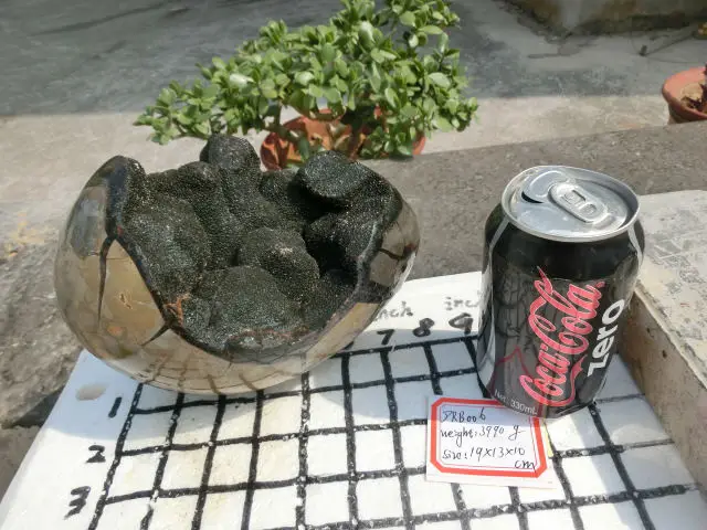 3990 г (8.78 фунта) Природные septarian Дракон драгоценный камень в Geode Мадагаскар DRB006 | Дом