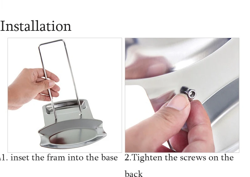 Высокое качество полезная крышка из нержавеющей стали полка держатель ложки