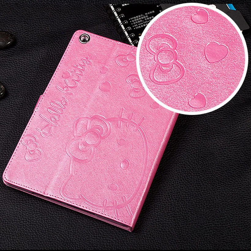 Милый рисунок hello kitty искусственная кожа Стенд чехол Smart Case для IPad 9 7 2017 2018 Air1/Air2 IM415
