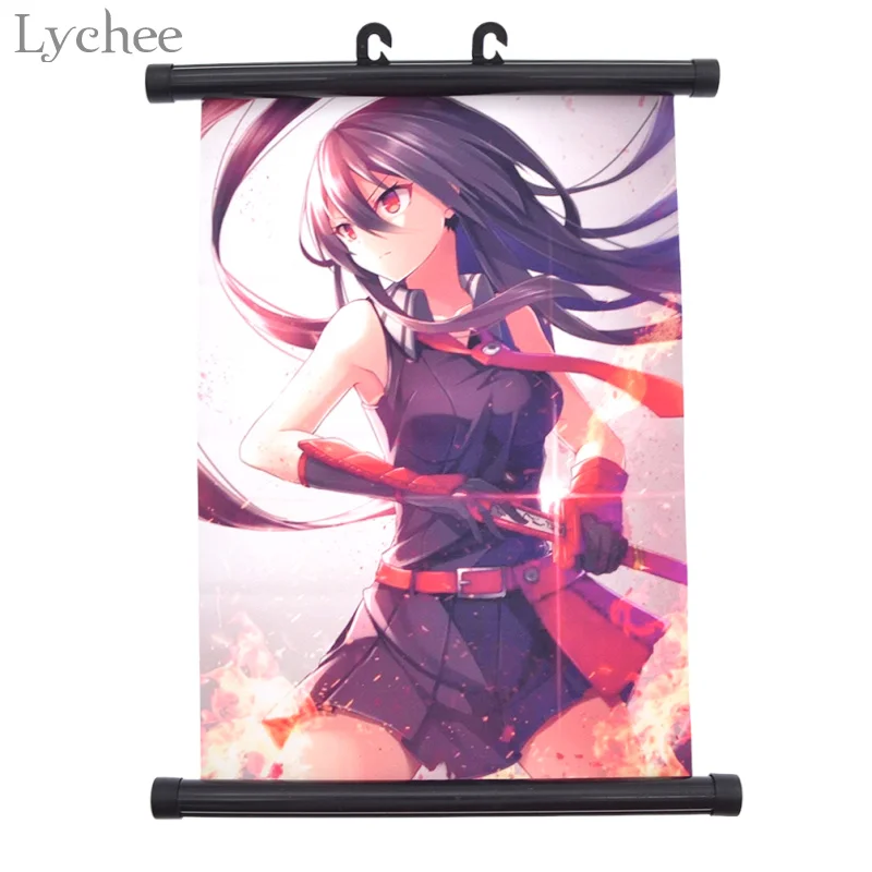 Lychee японский аниме Akame ga KILL холст прокрутка Картина Настенная постер современное