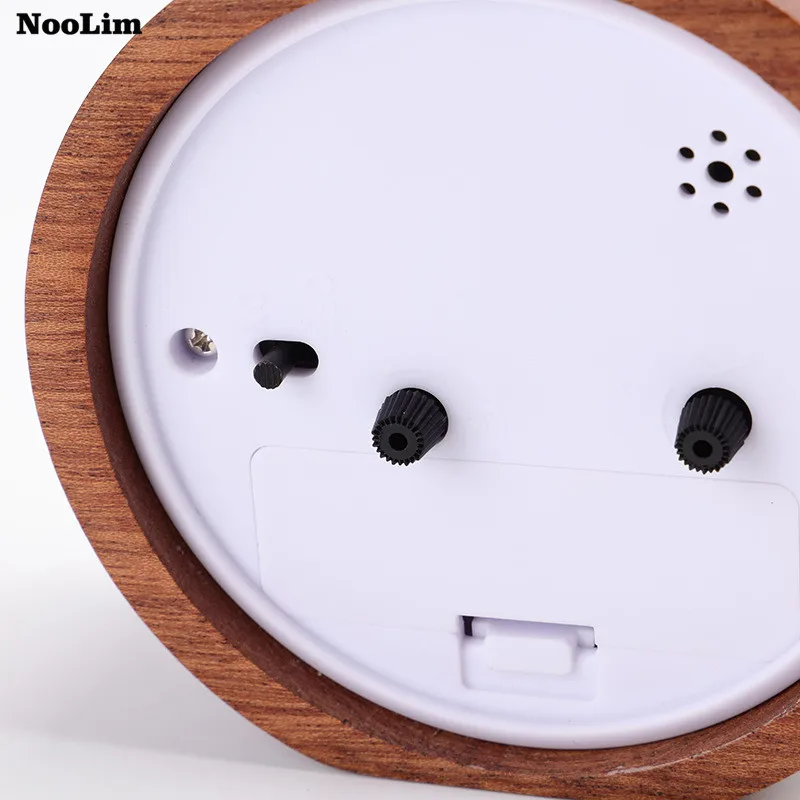 Минималистичные деревянные часы-будильник NOOLIM в скандинавском стиле часы с