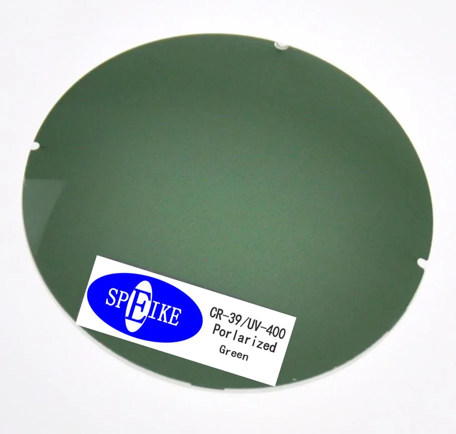 Green SPEIKE индивидуальные тонированные porlarized линзы антибликовое Асферические близорукость солнцезащитные очки линзы UV400 - Цвет линз: Green