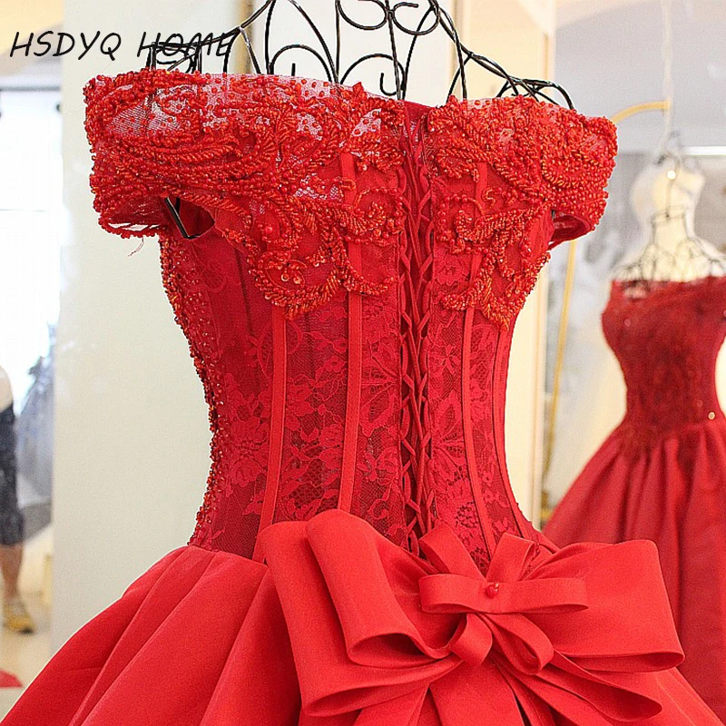 Новое дизайнерское красное вечернее платье для выпускного вечера сезон
