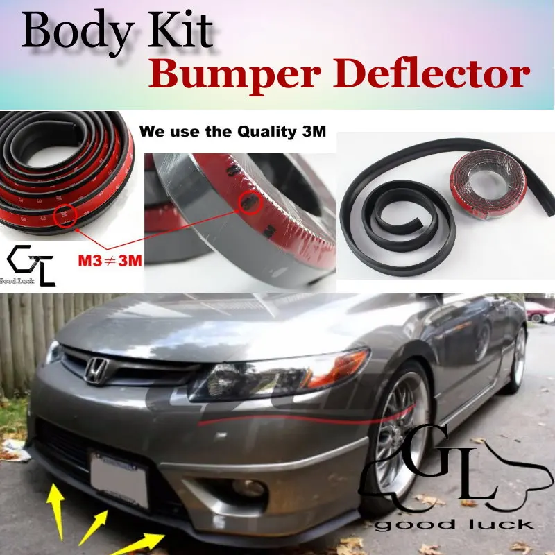 Для HONDA Civic Тип R Si EG EH EJ EK EM ES EP EV FD FA FG FK FN FB бампер губы/передний спойлер для тюнинга