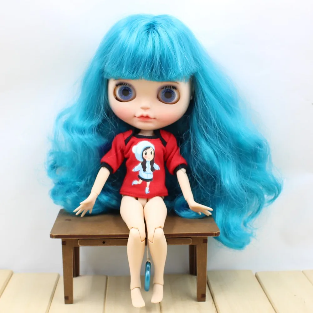 Blyth Doll icy joint body красный костюм зимнее платье