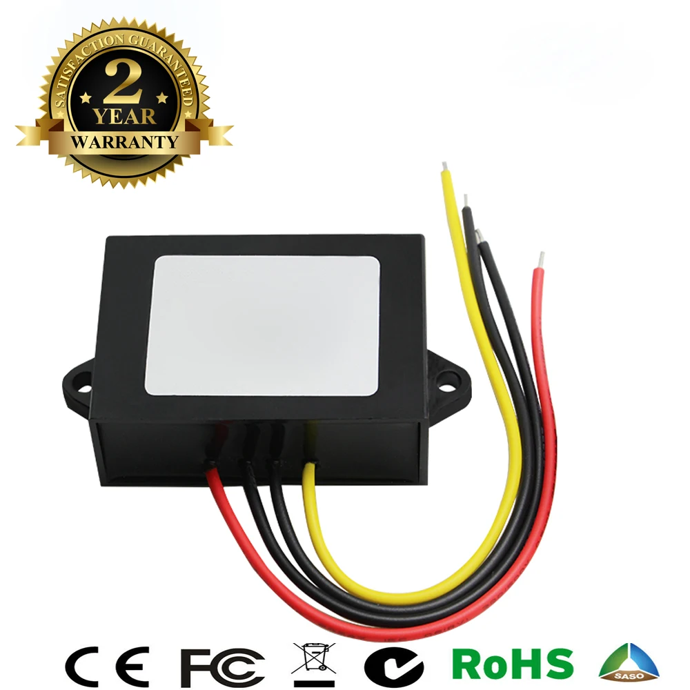 Преобразователь DC 5 V 11 до 12V 1A/12W 2A/24W 3A/36W 4A/48W повышающий водонепроницаемый