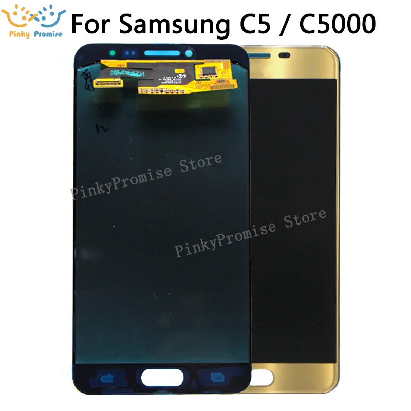 ЖК дисплей Super AMOLED для SAMSUNG GALAXY C5 C5000 с сенсорным экраном и дигитайзером в сборе