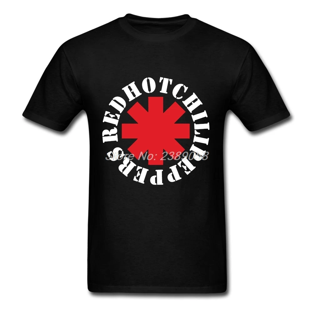 Мужская футболка Red Hot Rock Slim Fit Music футболки в стиле хип хоп с коротким рукавом
