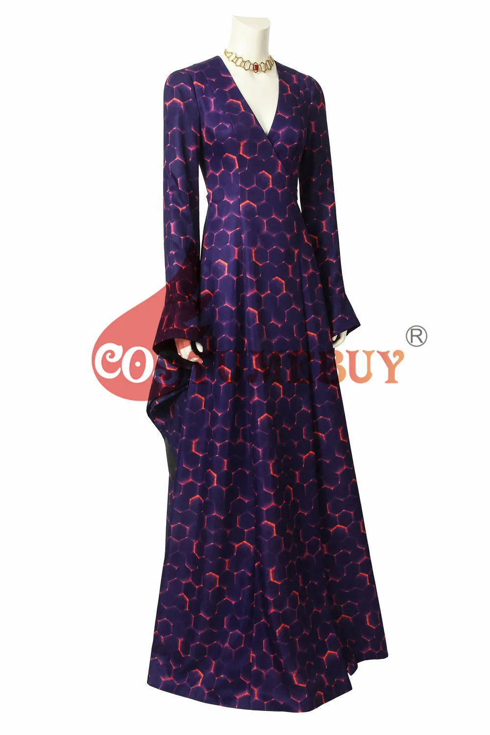 CostumeBuy Игра престолов мелисандрэ Косплей Костюм Платье на Хэллоуин красная женщина жрица Песнь Льда и Огня индивидуальный заказ