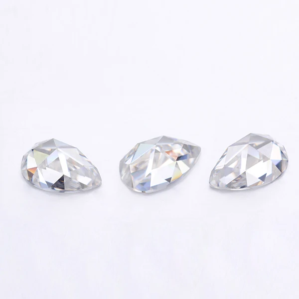 Роза огранка моиссаниты Груша Форма 9*7 мм свободные драгоценные камни для