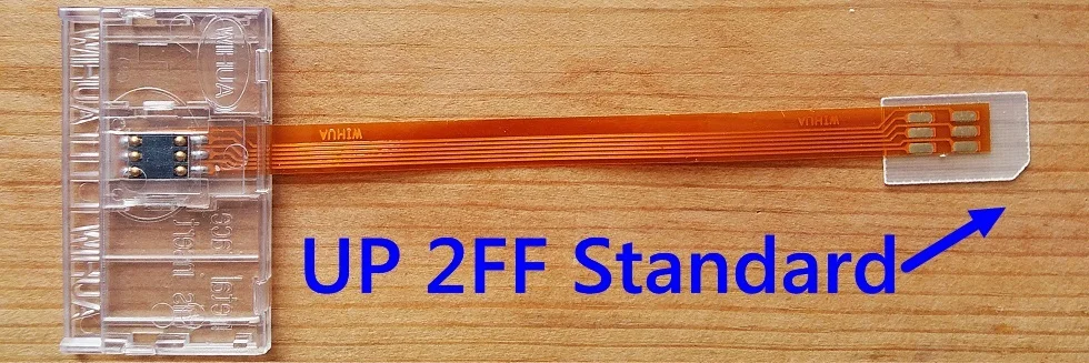 Конвертер smartcard в nano sim micro u sim карта micro sim карта стандартная sim u sim карта 2FF 3FF 4FF адаптер конвертер - Цвет: UP Standard 2FF