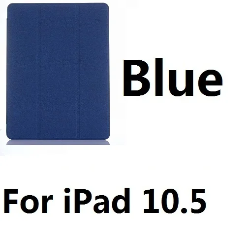 For Pro 10.5 Blue Для iPad Pro 10,5 чехол из искусственной кожи умный чехол с держателем карандаша Автоматический Режим сна для iPad 9,7 дюймов Pro 10,5 - Цвет: For Pro 10.5 Blue