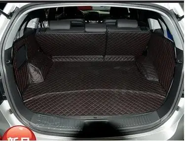 Хорошие ковры! Специальные коврики для багажника KIA Sorento 5 сидений 2014