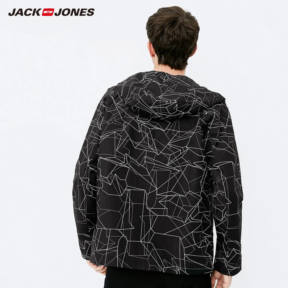 Jack Jones men hooded coat jacket windproof | 218121517 Мужская одежда